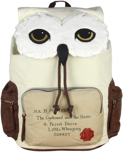 Mochila De Harry Potter Hedwig Carta Hogwarts