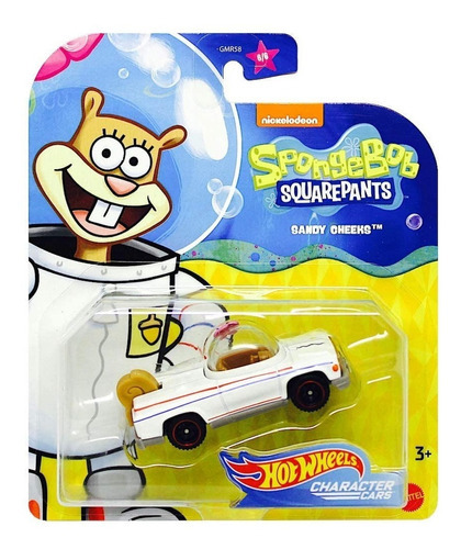 Arenita Hot Wheels Sandy Character Cars Bob Esponja