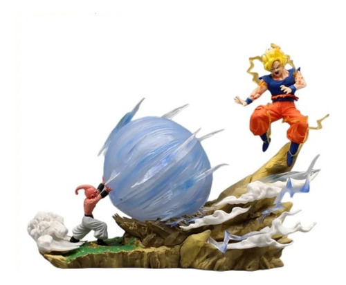 Dragon Ball Z Goku Vs Majin Buu Genkidama 23cm Led