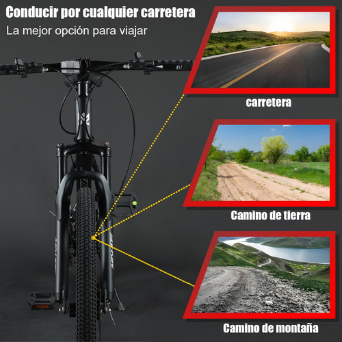 Bicicleta De Montaña Frenos Disco Con Ajuste 21 Velocidades