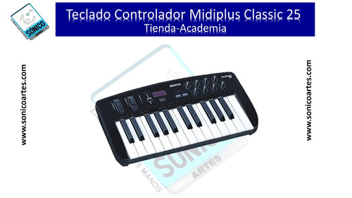 Teclado Controlador Midi Midiplus Classic 25 Teclas Usb