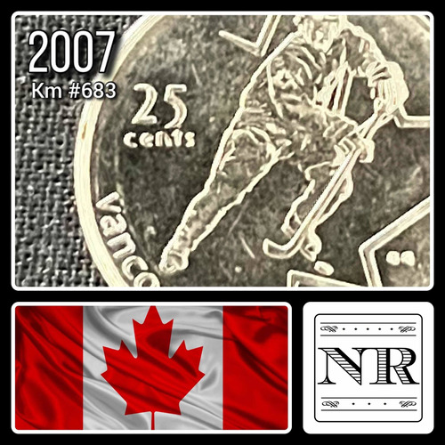 Canada - 25 Cents - Año 2007 - Km 683 - Ice Hockey