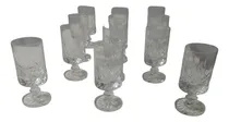 Comprar 12 Copas Cristal Licores Coñac  Oporto Jerez Tallada A Mano
