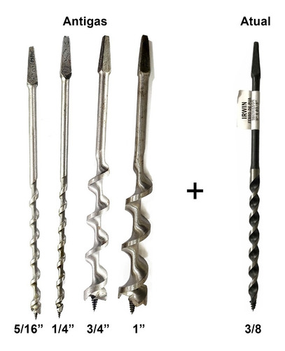 Kit Broca P/ Arco Pua 5 Pcs Metalúrgica Cb/irwin