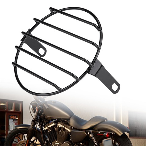 Cubierta De Parrilla Redonda Para Faros Delanteros De Motoci