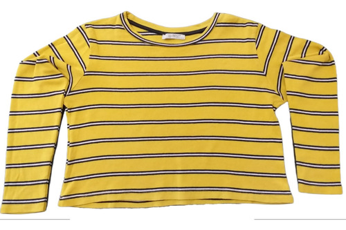 Zara Trafaluc Camiseta Crop Top Talle M/28