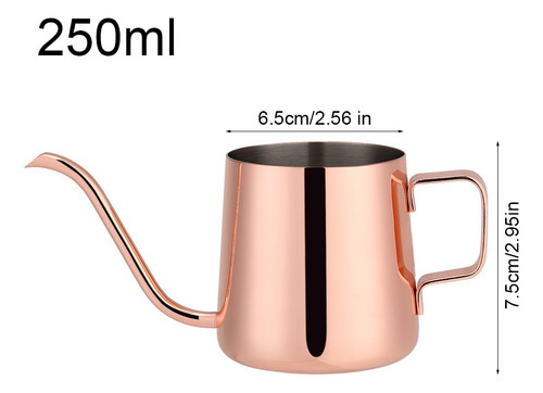 Cafetera De Goteo De Acero Inoxidable Boquilla Larga Con