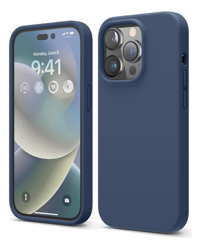 Funda Elago Para iPhone 14 Pro Shockpr Indigo