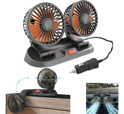 Mini Ventilador Portátil Pequeño For Camiones, Etc. 24v