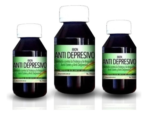 Anti Depresivo Natural Extracto Concentrado Pack X 3 