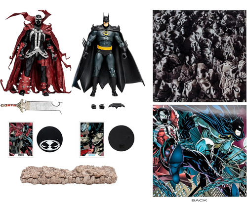 Mcfarlane Toys - Dc Multiverse Batman & Spawn (basado En Cóm