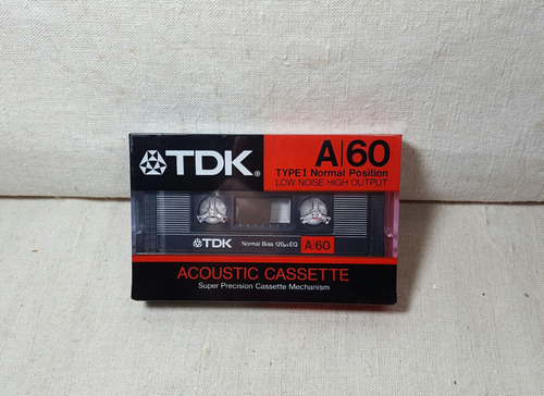 Cassette Virgen Tdk A-60 Serie 1987 Japón