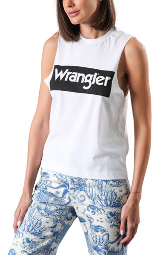 Polera Wrangler Sleeveless Logo Tee