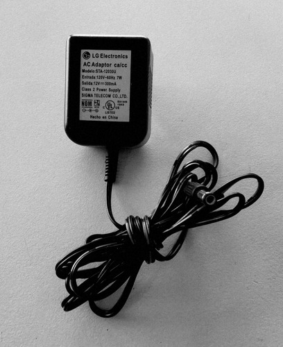 Eliminador Adaptador De Corriente Lg. 12v 300. Mod. 12030u