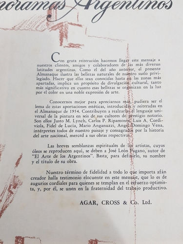 Imagen 4 de 10 de Antiguo Almanaque Agar Cross 1954 Roca Soler Mag 58617
