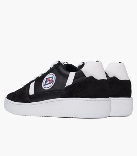 Imagen 3 de 4 de Zapatilla Long Beach Boating Hombre Cuero Lona Urbana