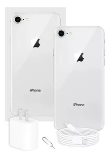 iPhone 8 64 Gb Blanco Con Caja Original Accesorios