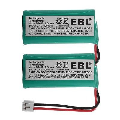 2 X 900mah Batería De Teléfono Inalámbrico Para At T Bt18433