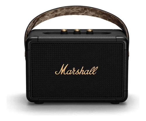 Parlante Bluetooth Marshall Kilburn Ii Black And Brass Color Negro