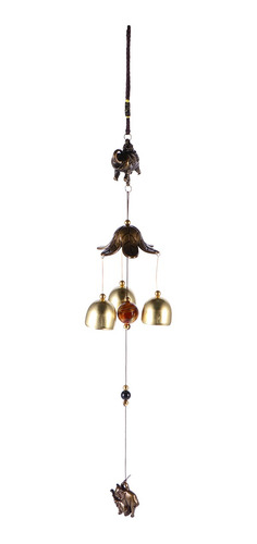 Imagen 1 de 8 de Carillón De Viento De Bronce Antiguo Patio Jardín Decoración