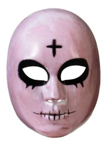Imagen 1 de 3 de Careta Mascara La Purga Cruz The Purge Halloween Plastico