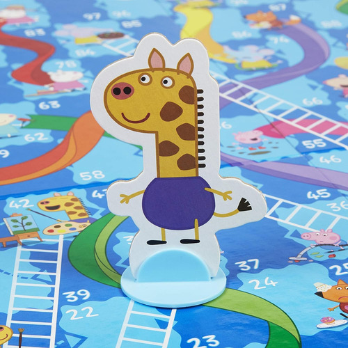 Chutes Y Escaleras: Juego De Mesa Peppa Pig Edition Para Niñ