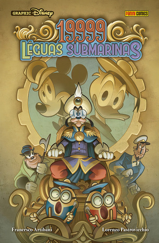 19.999 Léguas Submarinas: Graphic Disney, De Artibani, Francesco. Editorial Panini Brasil Ltda, Capa Dura Em Português, 2021
