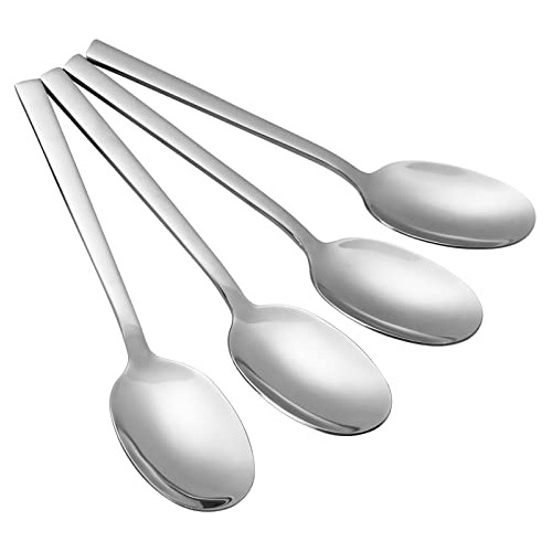 Set De 4 Cucharas Grandes De Servir Buffet, De Acero In...