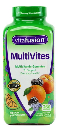 Vitafusion Multi-vites Multivitaminas 260 Gomitas Sabor Frutas