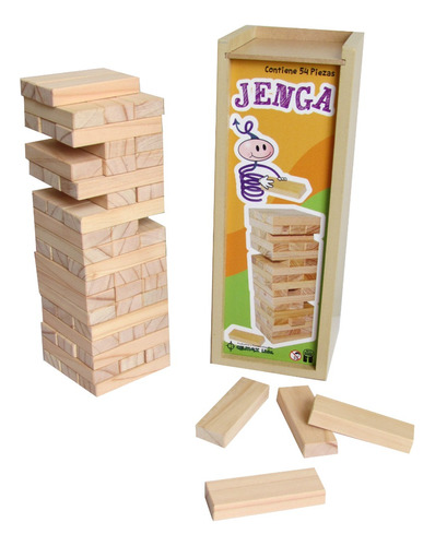 Jenga En Madera 