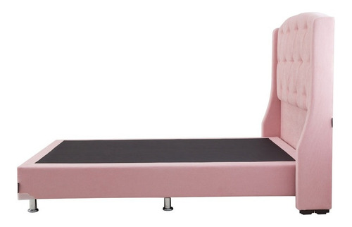 Cabecera King Size Dicasa Zefyr Rose+ Box Dicasa Pink