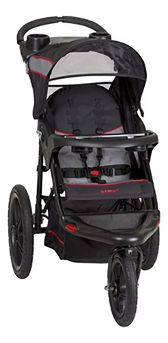 Carreola Baby Trend Range Jogging Millennium Negro Negro Y Gris (Usado)