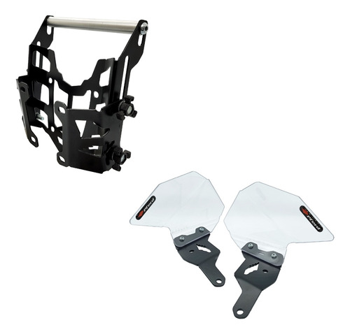 Kit Soporte Móvil + Deflectores Laterales Versys 300  Pferd®