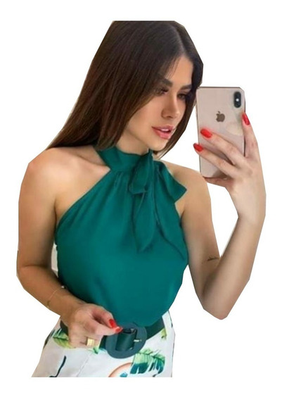 blusas femininas verde