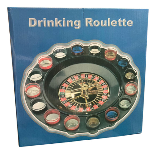 Ruleta De Shots Casino Con 2 Bolas Y 16 Vasos
