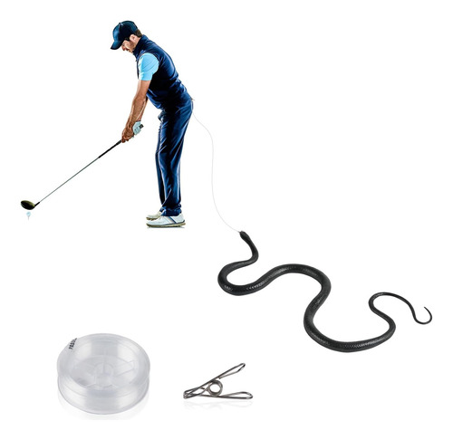 Serpiente De Goma Con Clip De Cuerda Para Bromas