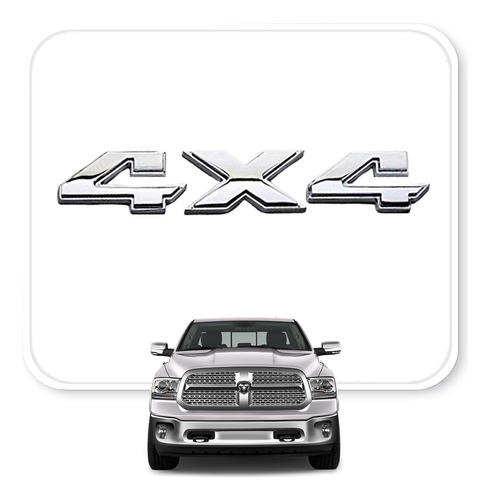 Insignia Metal 4x4 21x3.8cm Original Cromada Tuningchrome