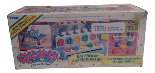 Quints 1990 Baño Y Set De Jardin Tyco Jretro