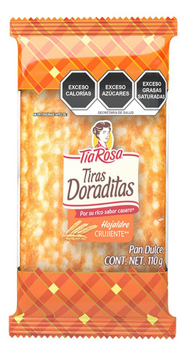 5 Pzs Tia Rosa Pan Dulce Doraditas 110gr
