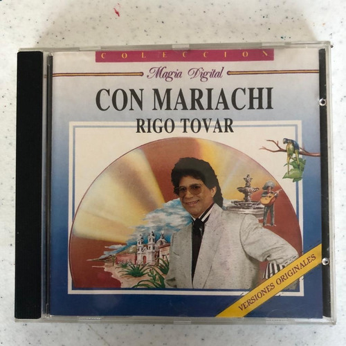Cd Con Mariachi Rigo Tovar. Versiones Originales. Melody