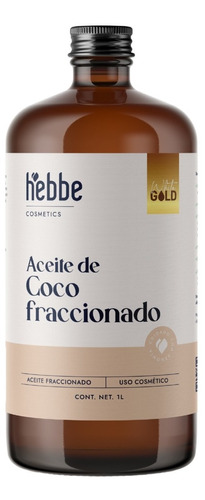 Aceite De Coco Fraccionado (líquido) Uso Cosmético 1 Litro 