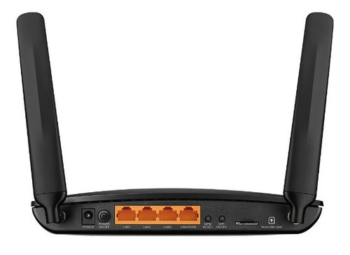 Imagen 3 de 4 de Router, WMM TP-Link Archer MR600 V2 negro 100V/240V