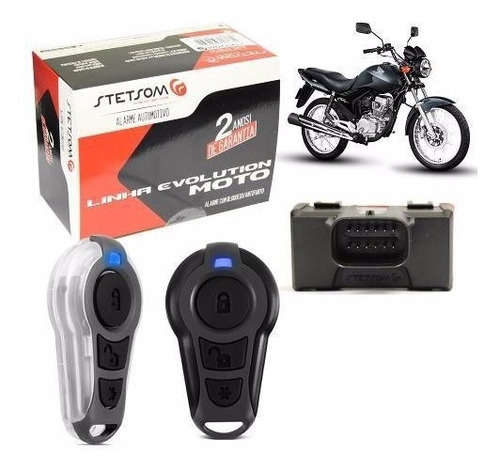 05 Und - Alarme Moto Partida Elétrica C/ Bloqueador Stetsom