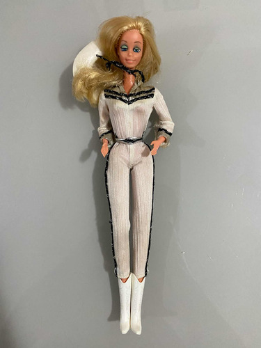 Boneca Barbie Mattel Antiga Botão Cowboy