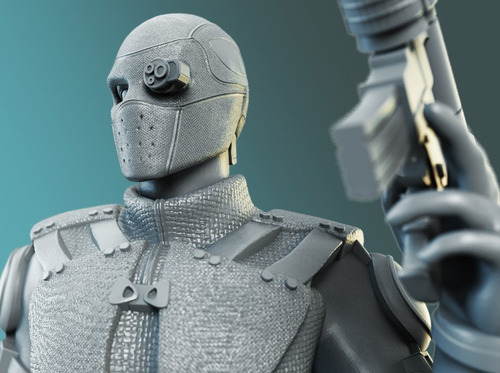 Archivo Stl Deadshot Dc Para Impresion 3d