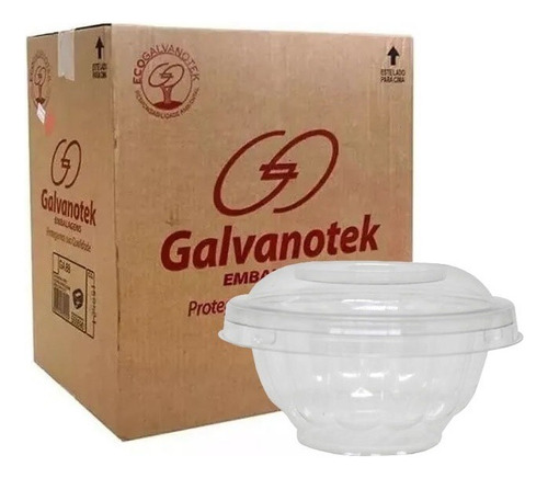 Embalagem Pote Doces Sobremesa Galvanotek G-679 300 unidades Transparente