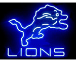 Letrero Led Neon En Acrilico De 3 Mm 40*33cm Detroits Lions
