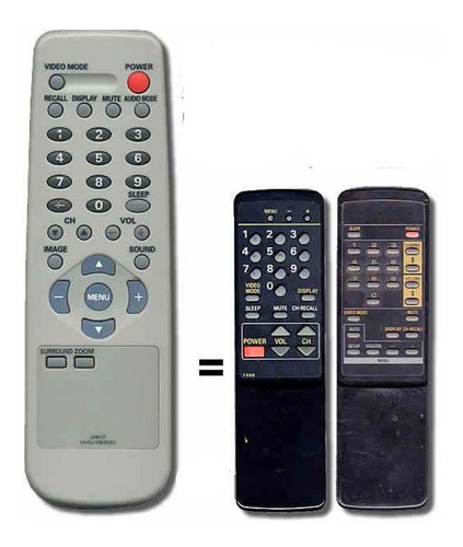 Control Para Tv Sanyo Noblex Top House Audiologic 86 Zuk