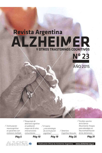 Revista Alzheimer Y Otros Trastornos Cognitivos Nº23 Pdf
