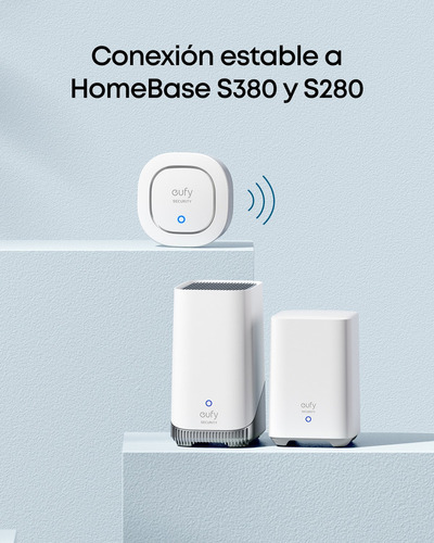 Siren De Seguridad Eufy Security Siren, Siren resistente al clima IP65, Alarma Inalámbrica de 105 dB, Duración de Batería de 2 años, Control por Aplicación, Fácil de Instalar